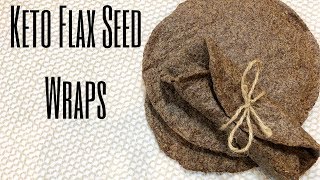 Vegan Keto Flax Seed WrapsTortillas Low Carb GlutenFree NutFree  The Planted Chef [upl. by Remmos593]