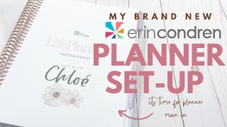 Erin Condren Functional Planner Flip Through Monthly Planner Spreads and Weekly Systems that Work [upl. by Lamond]