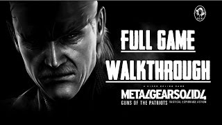 MGS 4  Full Game Walkthrough  No Alerts  No Commentary [upl. by Verbenia]