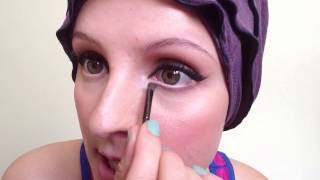 How to recreate bottom eyelashes with makeup if you havent got any [upl. by Miahc]