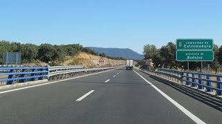 Spain A66 El Ronquillo  Monesterio Andalusia  Extremadura [upl. by Reeve]