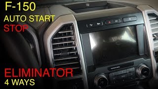 Ford F150 Auto StopStart Delete 4 ways Auto Stop Eliminator [upl. by Aihsekel]