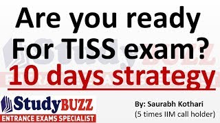 Are you ready for TISS exam 10 days strategy for TISS [upl. by Ellie]