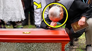 Priest Notices Something WEIRD amp Leans At The Coffin Then He Makes a Very Shocking Call [upl. by Kilam]