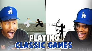 PLAYING SOME CHILDHOOD FAVORITES  Random Flash Games w berleezy [upl. by Yorgen]