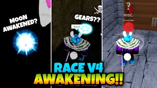 Guide How To Get Race V4 Awakening 1st Gear And Pull The Lever Blox Fruits [upl. by Nylac]