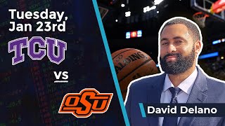 TCU vs Oklahoma State Prediction 12324 Free NCAAB Betting Pick from David Delano [upl. by Kenny]