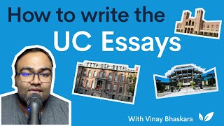 How to Write the UC Essay Prompts [upl. by Dewie]