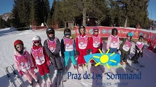 Cours ourson Ã lESF Praz de Lys [upl. by Mhoj]