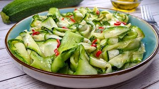 Vous navez jamais mangé 1 courgette aussi savoureuse  Courgette marinée  rapide et délicieuse [upl. by Etaner]