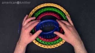 Knifty Knitter Brand Round Knitting Loom Review [upl. by Nylleoj56]