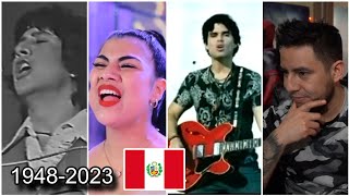 🇲🇽 reacciono a la CANCION PERUANA MAS ESCUCHADA POR AÑO 19482023 🇵🇪 [upl. by Nimsaj]