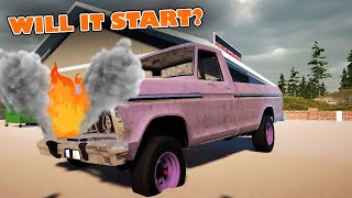 RESTORING ABANDON FORD TRUCK WITH BOYS  My Garage  Multiplayer [upl. by Baudelaire]