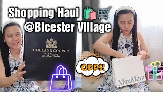 Bicester Village Luxury Outlet Shopping Haul Try On [upl. by Dorthea471]