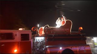 Terryville Fire Department 2021 Santa Parade [upl. by Kathi183]