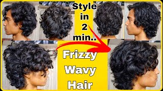 How to Fix FrizzyWavy Hair MEN  QUICKLY [upl. by Geoffry]