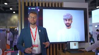 Yepic AI CEO Aaron Jones at the Microsoft stand at Comex 2024 in Oman ai microsoft comex2024 [upl. by Richter]