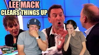 WILTY  Lee Mack Clears Things Up REACTION [upl. by Mireielle]