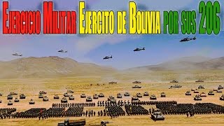 Ejército Boliviano Muestra Capacidad de Combate en su 206 Aniversario [upl. by Braun586]