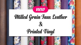 New Printed Vinyl amp Faux Leathers at Sew Yours [upl. by Susana]