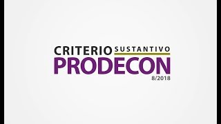 Prodecon Informa Criterio Sustantivo 82018 Operaciones Inexistentes [upl. by Atse923]