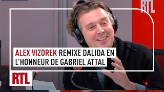 Alex Vizorek remixe Dalida en lhonneur de Gabriel Attal [upl. by Duff]