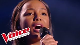 Julie Menet  « Whos Lovin You » Jackson Five  The Voice 2017  Blind Audition [upl. by Edeline855]