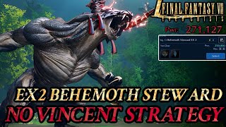 FF7 Ever Crisis  EX2 Behemoth Steward NO VINCENT Strategy Guide A Simple Takedown Approach [upl. by Enitsirc]