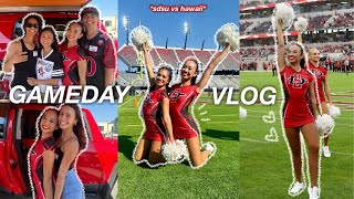 GAMEDAY VLOG 3  sdsu vs hawaii [upl. by Nebuer]