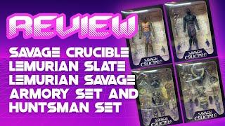 Savage Crucible Lemurian Slate Lemurian Savage Armory Set and Huntsman Pack Review [upl. by Toomin]