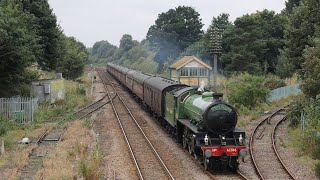 61306 Mayflower Whistles Through Wymondham Norfolk 11092021 [upl. by Siward25]