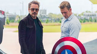 Tony Gives Steve His Shield Back Scene  Avengers Endgame 2019 Movie Clip 4K [upl. by Loydie]