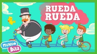 🚲🚲 Rueda Rueda 🚲🚲 Canciones Infantiles Mundo Bita [upl. by Trilly]