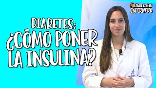 Diabetes cómo poner la insulina [upl. by Atined266]