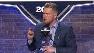 Pat McAfee Hilariously ROASTS the Titans During Colts Selection 😂  2019 NFL Draft [upl. by Lyrahs193]