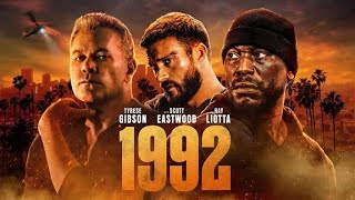 1992 2024 Movie  Tyrese Gibson Scott Eastwood Ray Liotta Michael B  Review And Facts [upl. by Stevana]