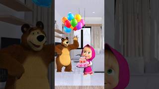 happy tuyu tuyu funnykid kartun marsha 3d kartuntempel animation shorts bear [upl. by Ahsinad]