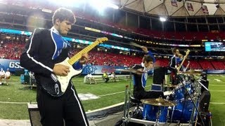 Drumming with the Georgia State Marching Band amp Rock Band 2013 [upl. by Inar]