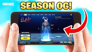 How to DOWNLOAD Fortnite Mobile on IOS amp ANDROID Season Og [upl. by Lemuelah]