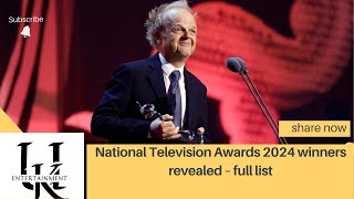 National Television Awards 2024 winners revealed – full list [upl. by Nobe]