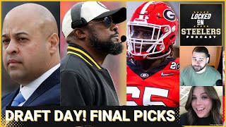 Steelers NFL Draft 1st Round Predictions  Offensive Tackle the Top Pick Chances at Center Options [upl. by Earl]