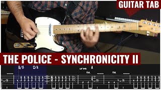 Police Synchronicity 2 Guitar Lesson  Tab  Tutorial  How to Play [upl. by Surtemed46]