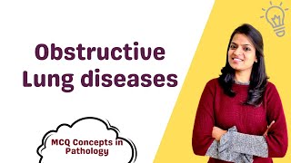 COPD Bronchial asthma amp Bronchiectasis  MCQ concepts [upl. by Idel]