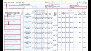 Completing a Certified Payroll Report [upl. by Ramalahs]