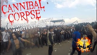 Cannibal Corpse Knotfest 2017  Epic wall of death [upl. by Greenleaf]