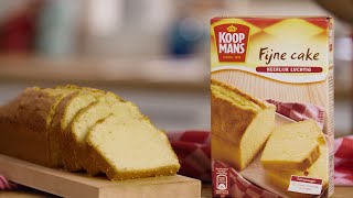 Fijne Cake bakken met Koopmans [upl. by Efron]