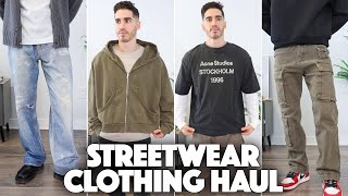 Streetwear Clothing Haul  Shopping Vlog [upl. by Egduj]