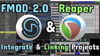 FMOD Studio 20 amp Reaper  How To Link A Reaper Project To FMOD Studio [upl. by Idnek]