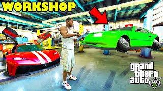 Franklin Upgrade Rare Secret Supercar in New Workshop GTA 5  SHINCHAN and CHOP [upl. by Philipps]