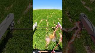 weed zapper farming peanuts weedzapper tractor johndeere agriculture [upl. by Assiral]